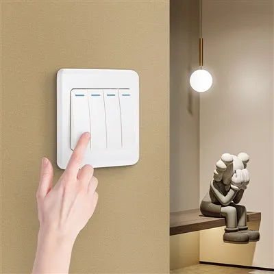 Chrom-3-Wege-Lichtschalter